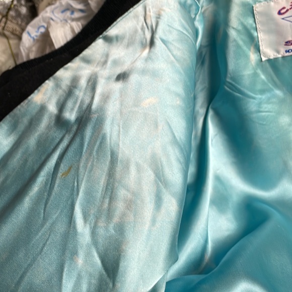 Vintage Black Suede Camel Bomber Jacket XL Advertising - Picture 9 of 9